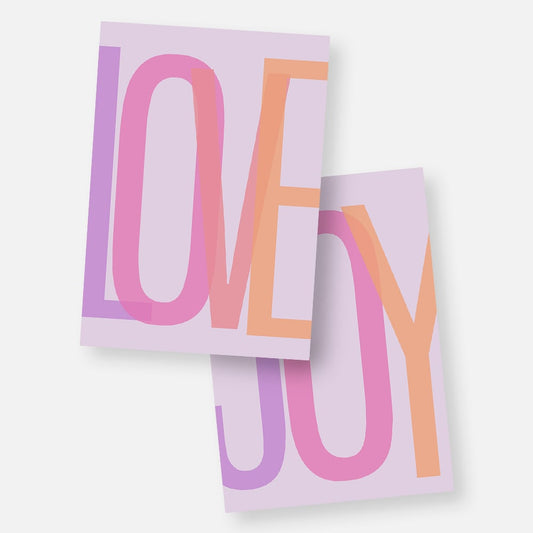LOVE JOY 2-Poster Bundle