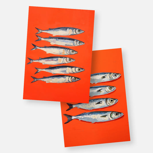 Orange Fishes 2-Poster Bundle