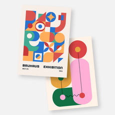 Bauhaus Exhibition 1919 2-Poster Bundle
