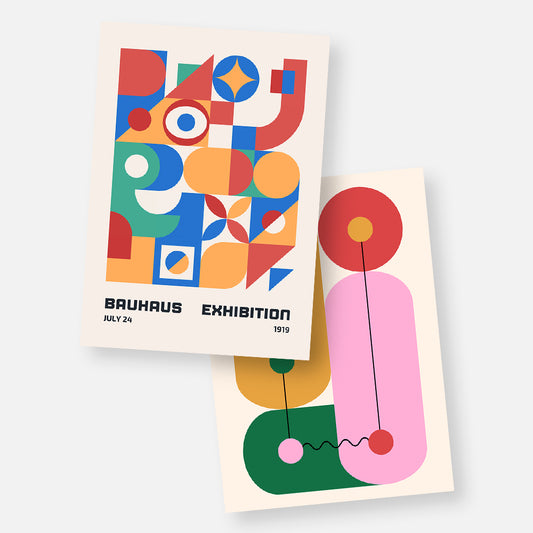 Bauhaus Exhibition 1919 2-Poster Bundle