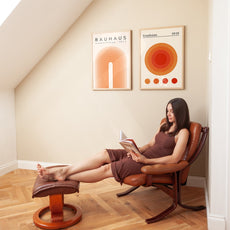 Bauhaus Orange Rings & Archway 2-Poster Bundle