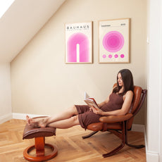 Bauhaus Pink Rings & Archway 2-Poster Bundle