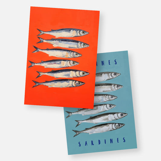 Vintage Fishes 2-Poster Bundle
