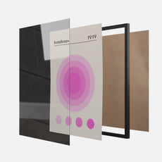 BAUHAUS RINGS 1919 PINK