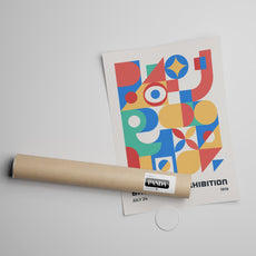 BAUHAUS EXHIBITION COLORFUL 1919