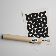 BAUHAUS EXHIBITION BLACK WHITE