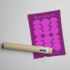 BAUHAUS CIRCLES 1923 PINK